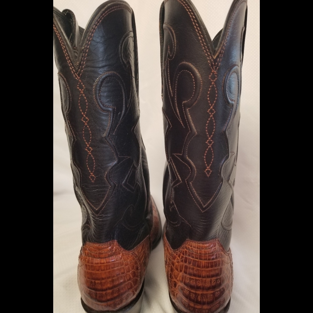 Lucchese Caiman Western Boots Size 13D - Picture 3 of 7